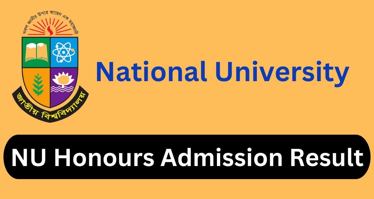 NU Honours Admission Result 2024 www.nu.ac.bd