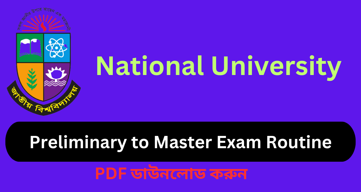 NU Preliminary to Master Exam Routine 2024