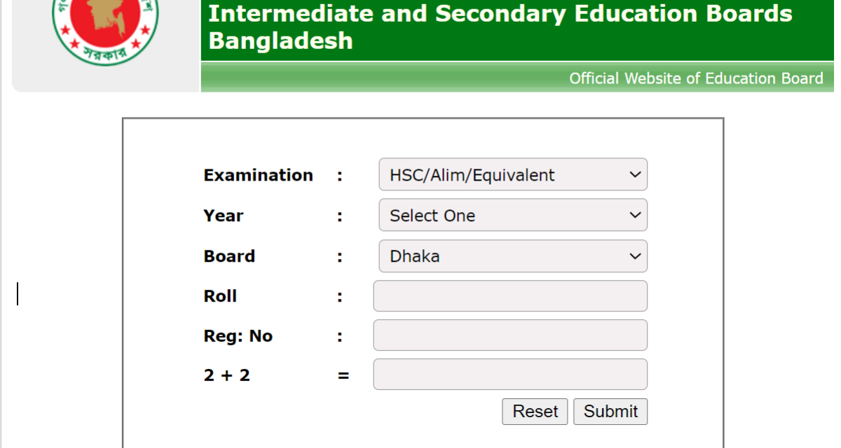 Dhaka Board SSC Result 2024